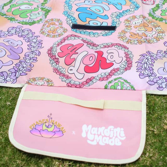 Lei Hearts Picnic Mats | Collab x Mandini Made
