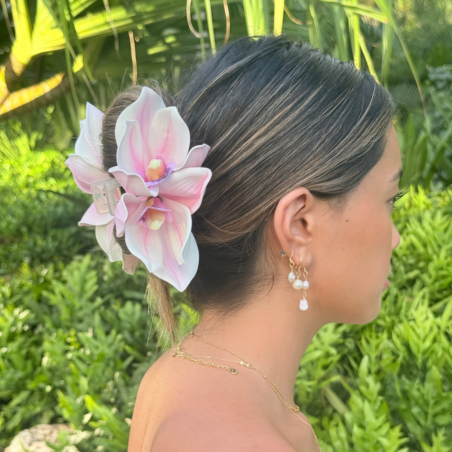 Lily pink/white