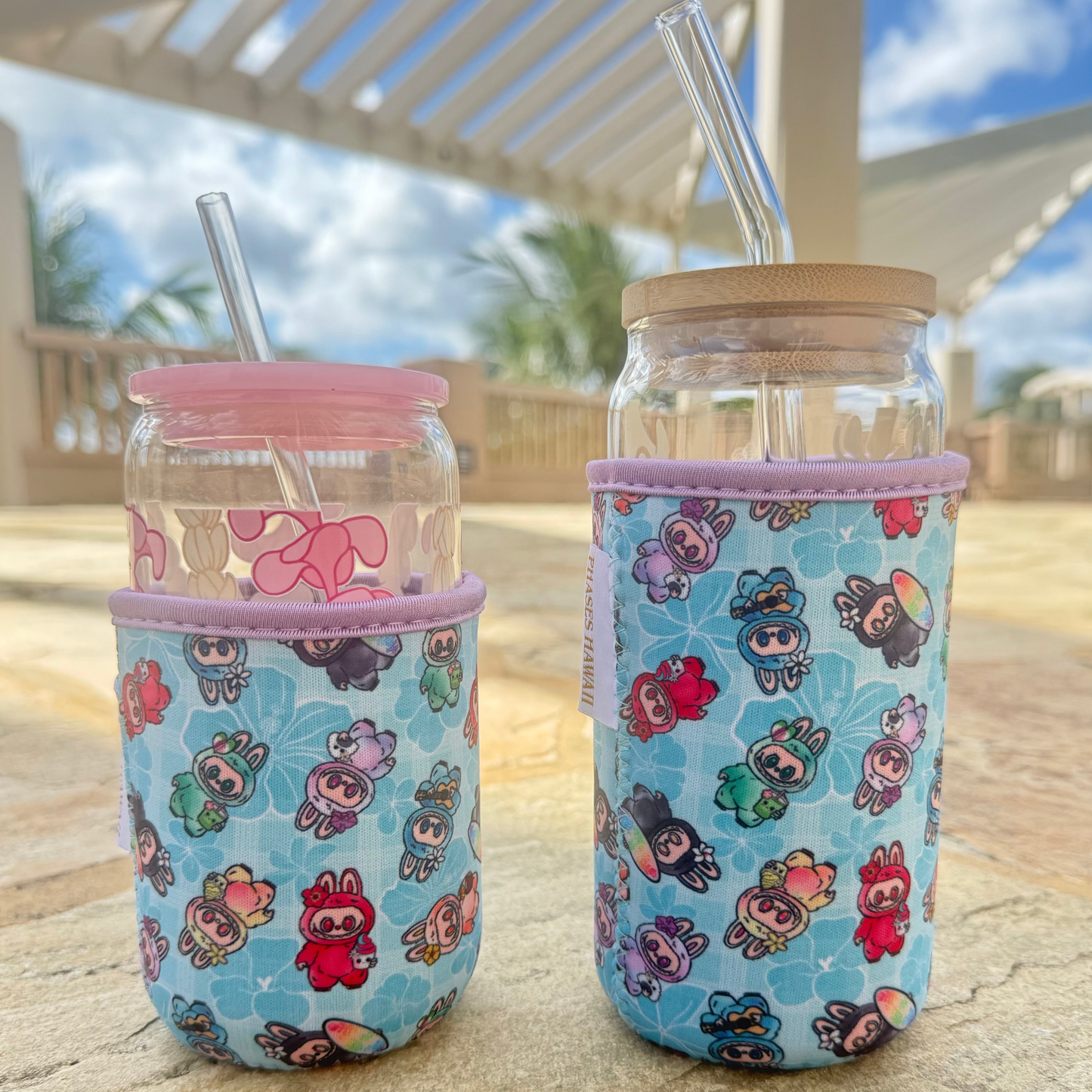 Leibubu Palaka Puas blue Cup Sleeve