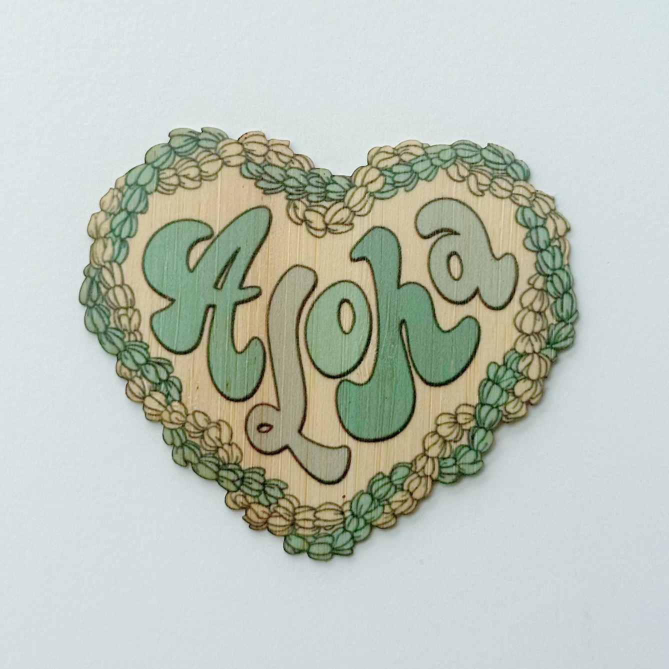 Aloha Heart - Blue Pikake Lei
