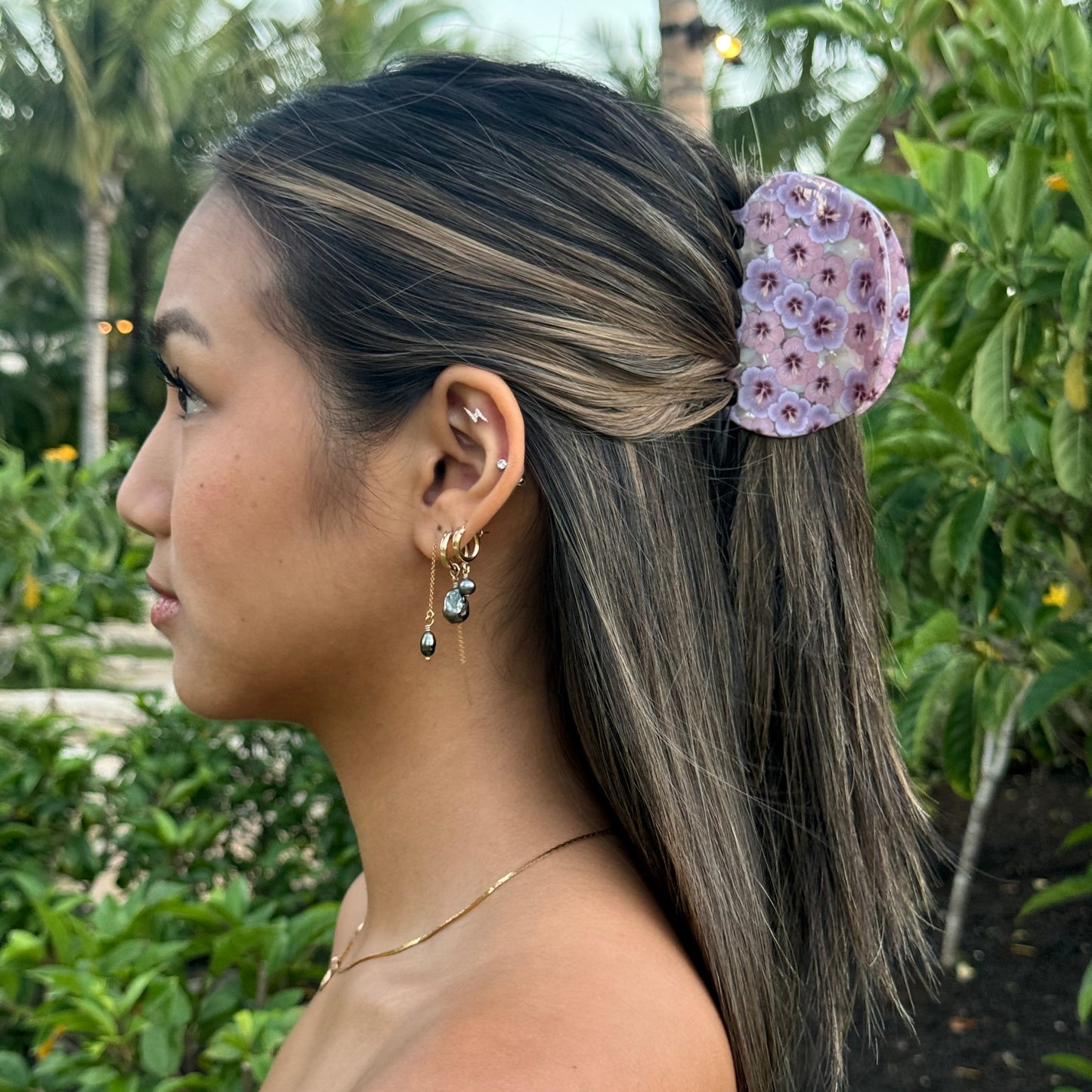 Purple Hibiscus Mahina | Collab x MSNJ Arts