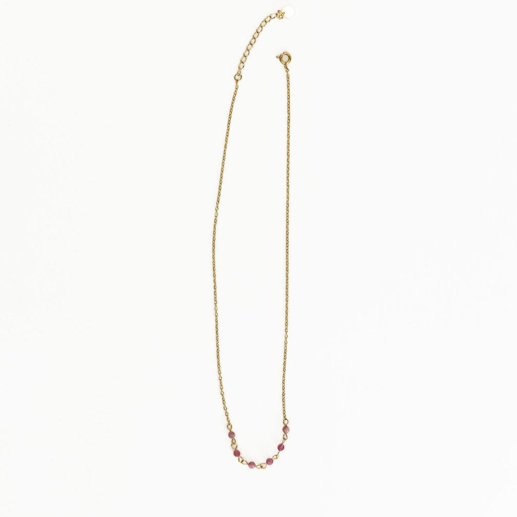 Pink Tourmaline Necklaces