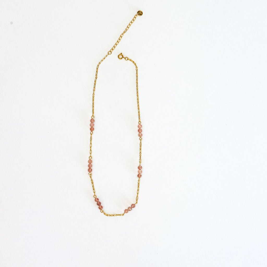 Strawberry Quartz Necklaces