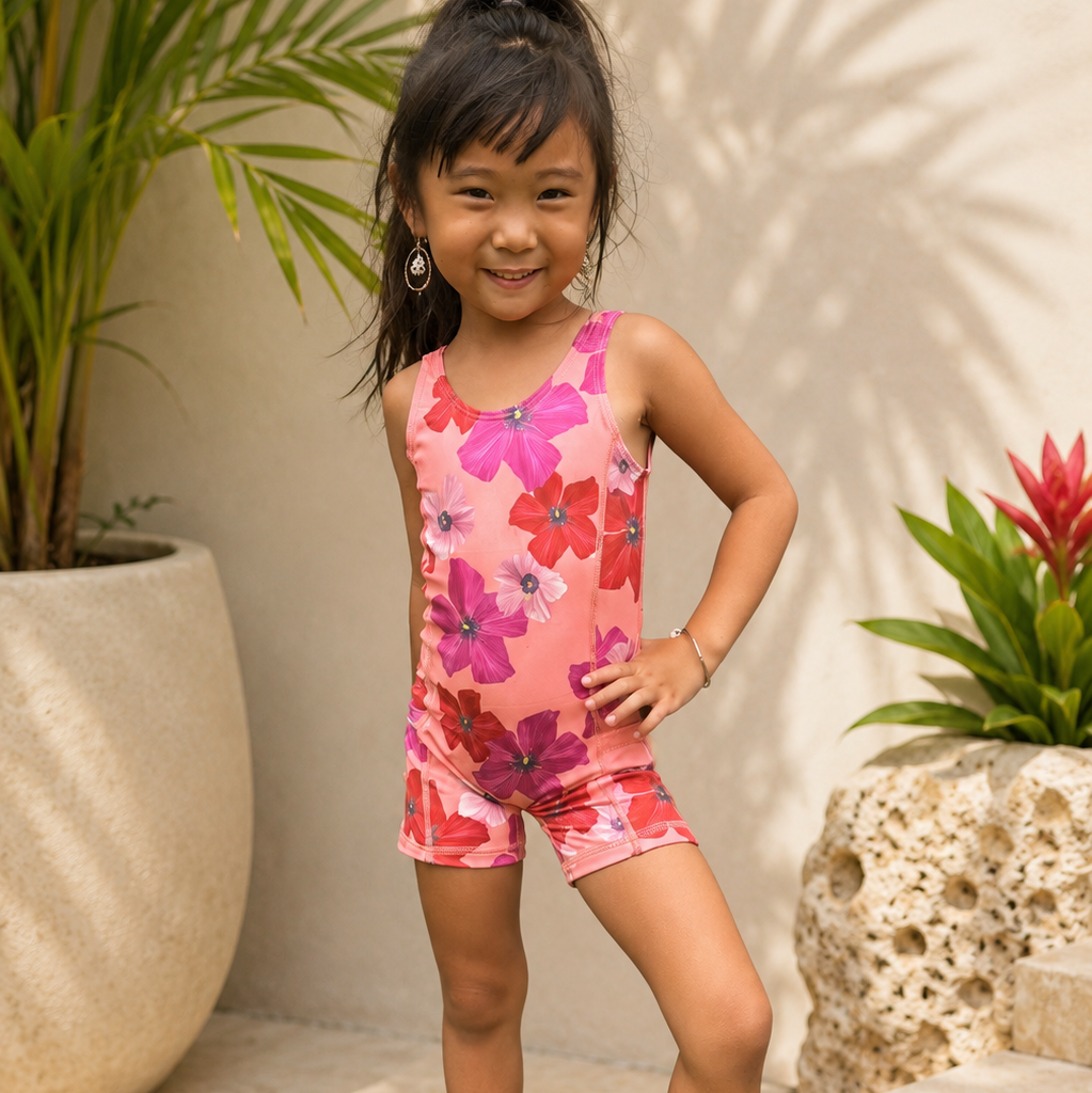 Mini Rissa Romper Hau Watercolor