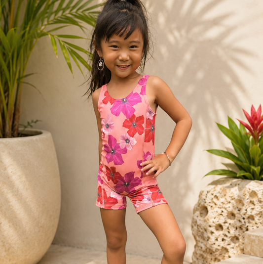 Mini Rissa Romper Hau Watercolor