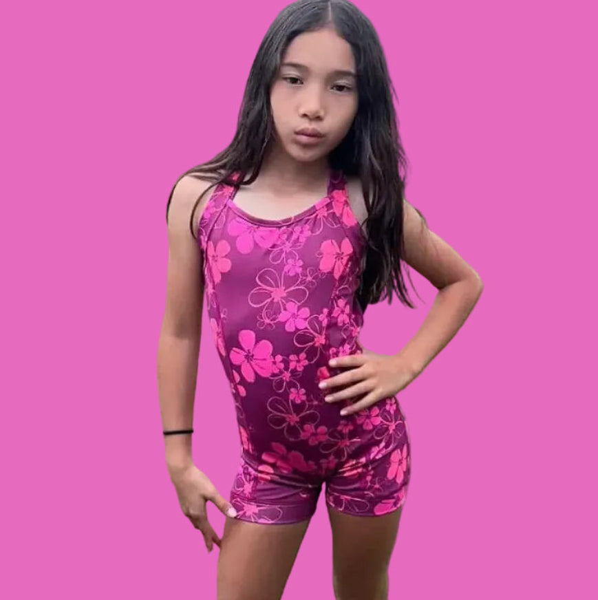 Keiki Romper Plumeria