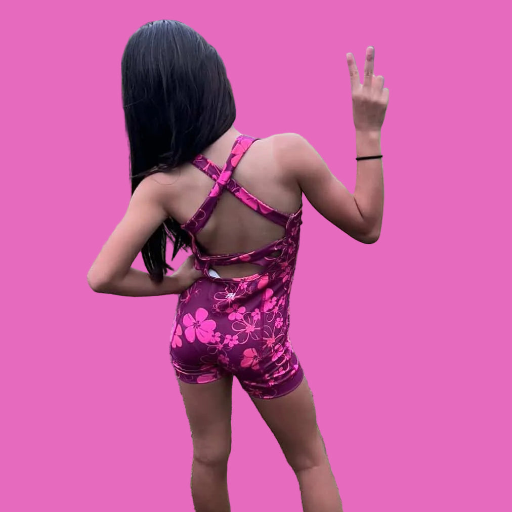 Keiki Romper Plumeria