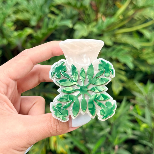 Green Puakenikeni Kuiki | Collab x Little Drops of Aloha