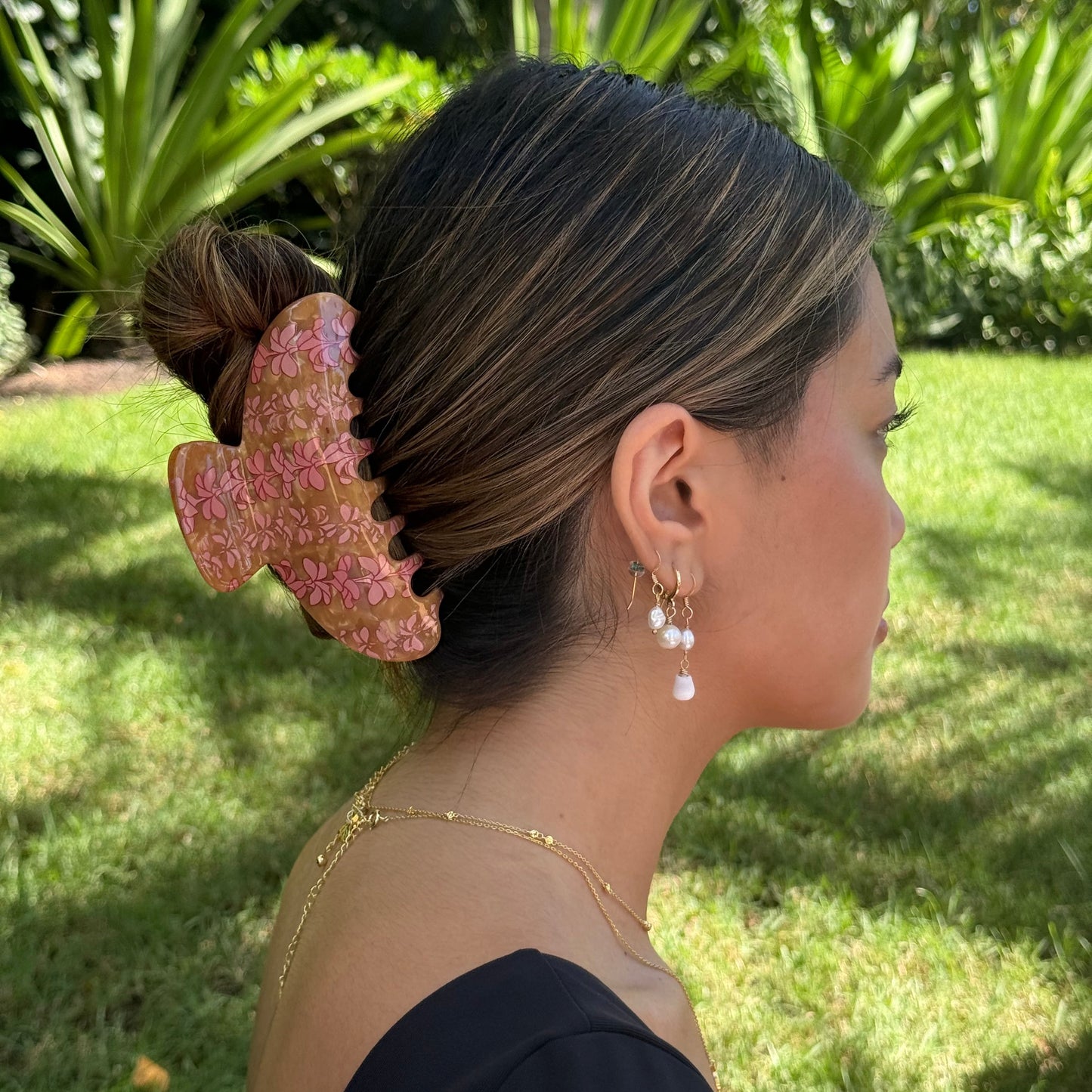 Plumeria Lei - tan bombucha