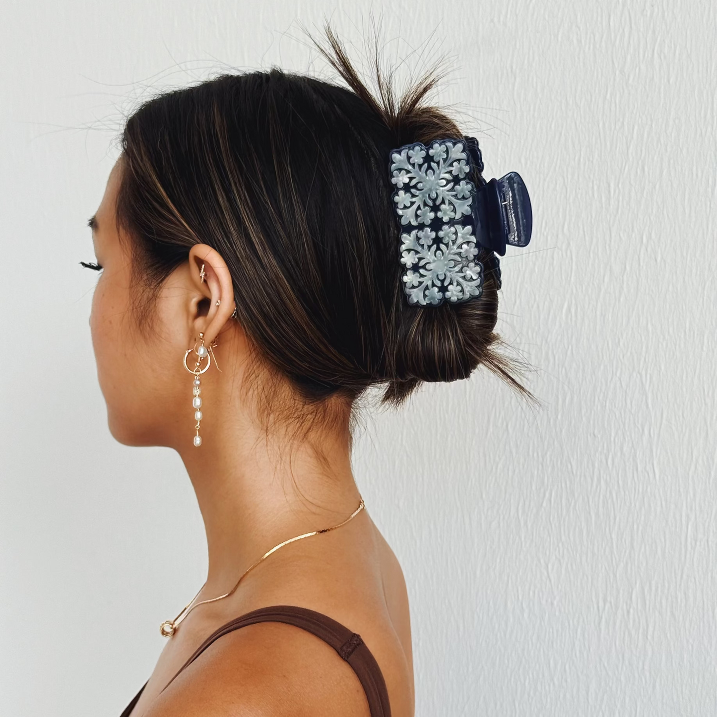 Navy Plumeria Kuiki