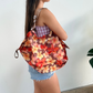 Plumeria Watercolor Shappa Tote