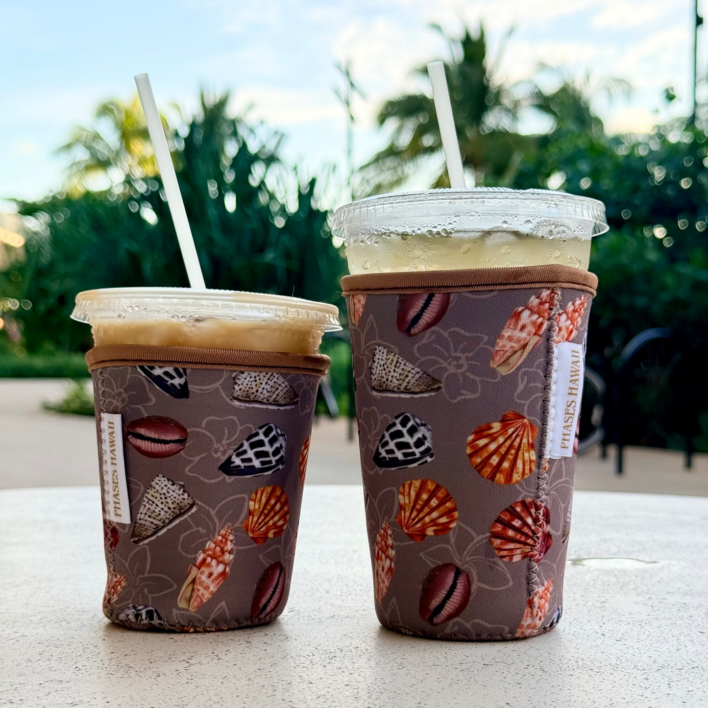Shells Watercolor Cup Sleeve