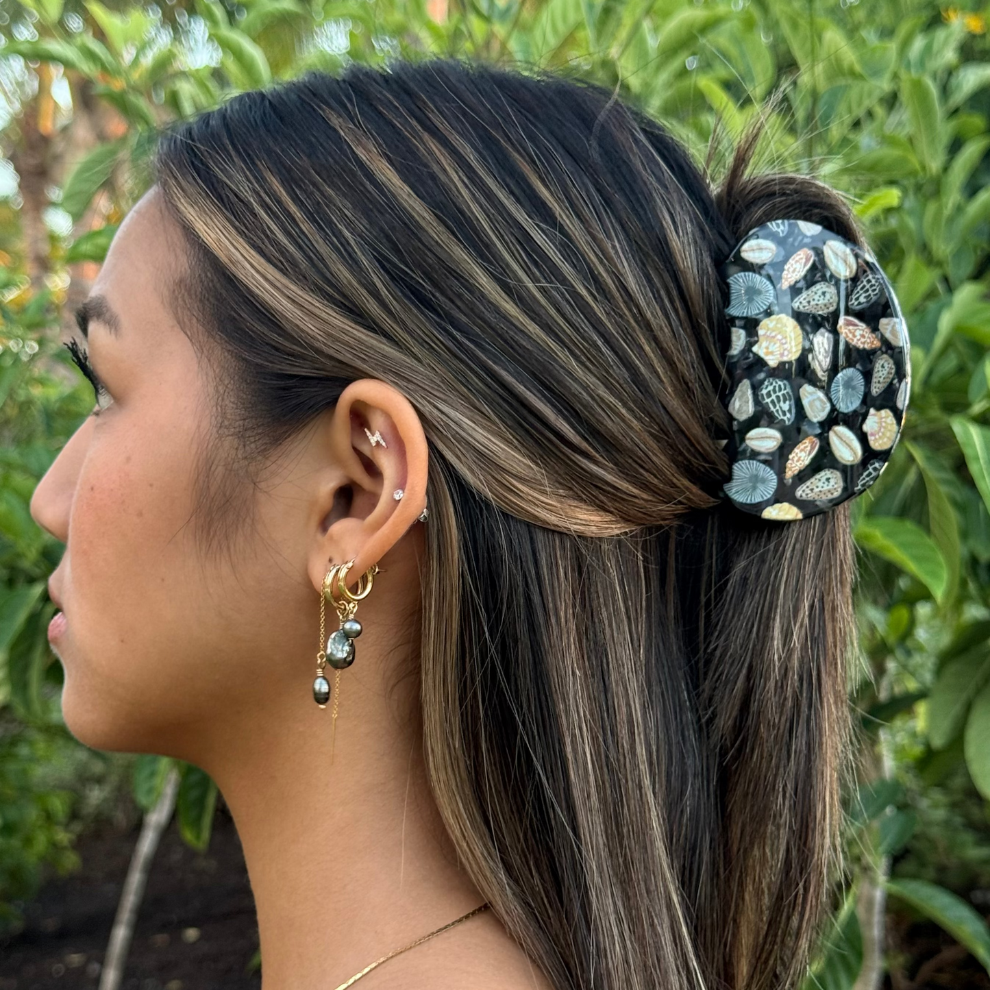 Shell Huntah Mahina black | Collab x Keahi Ko