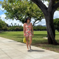Kyla Romper Plumeria Watercolor