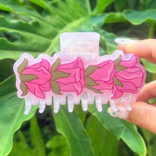 Lokelani 3D Hair Claw | Collab x Aloha All Day
