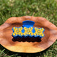 Blue + Yellow Puakenikeni 3D Kuiki triple Claw | Collab x Little Drops of Aloha