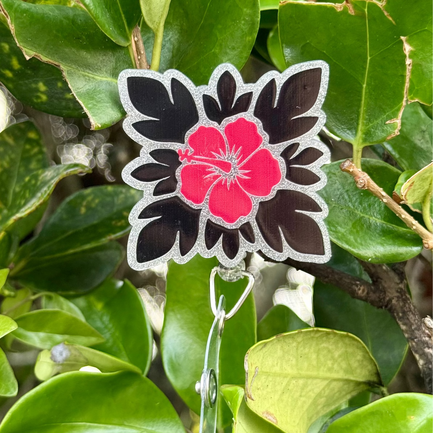 Hibiscus Badge Reel