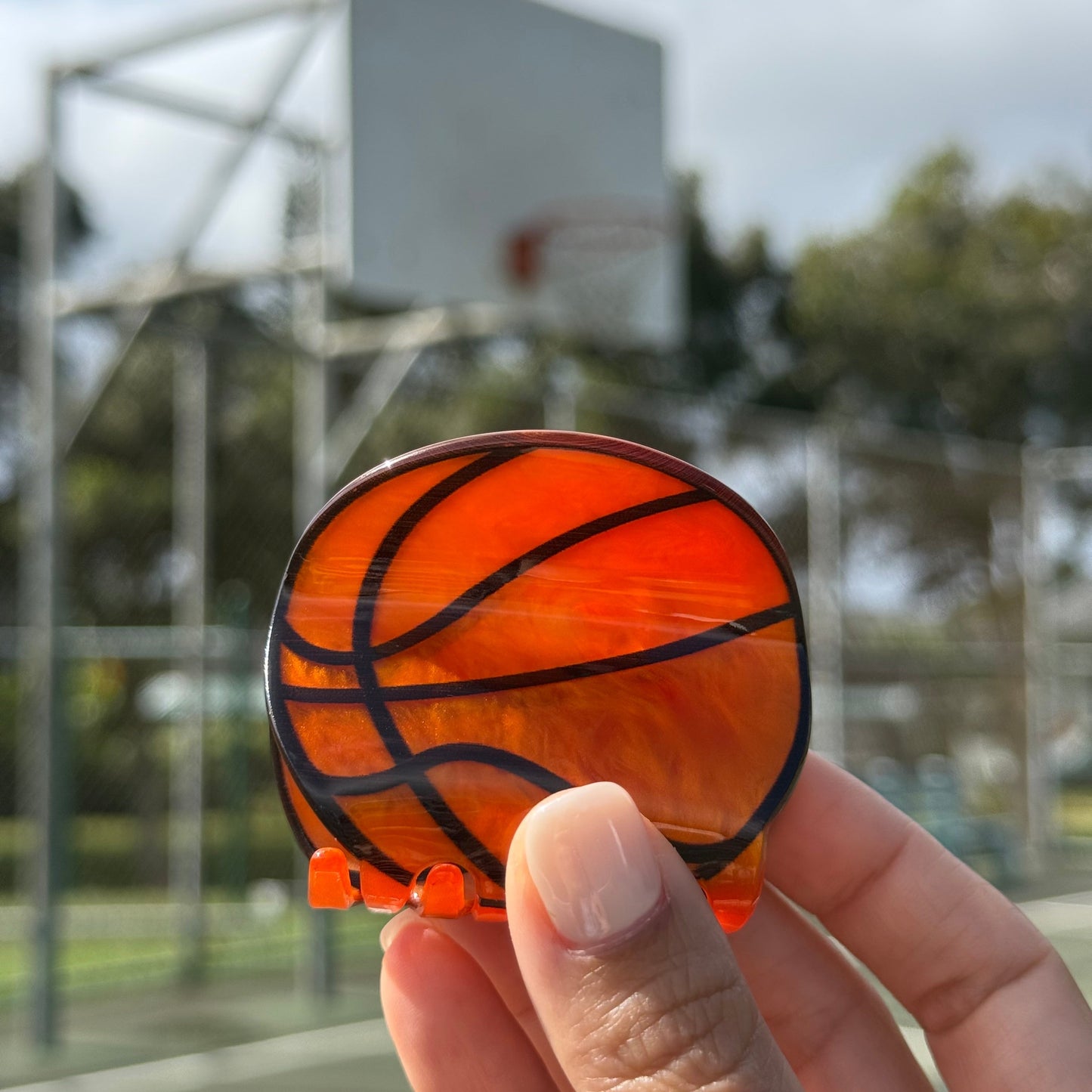 Basketball Claw Clip