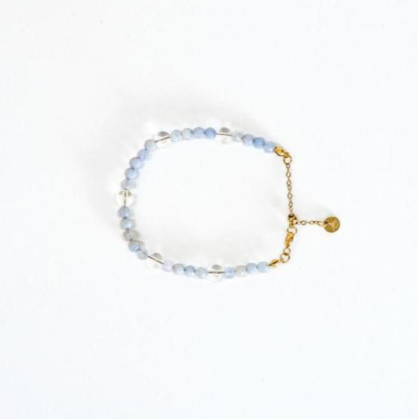 Blue Lace Agate Bracelets Illuminating