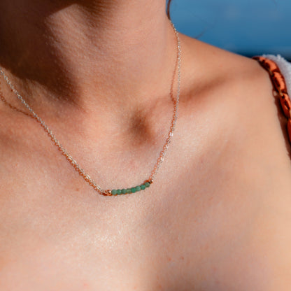 May Emerald Necklace