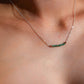 May Emerald Necklace