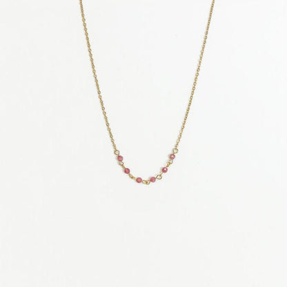 Pink Tourmaline Necklace