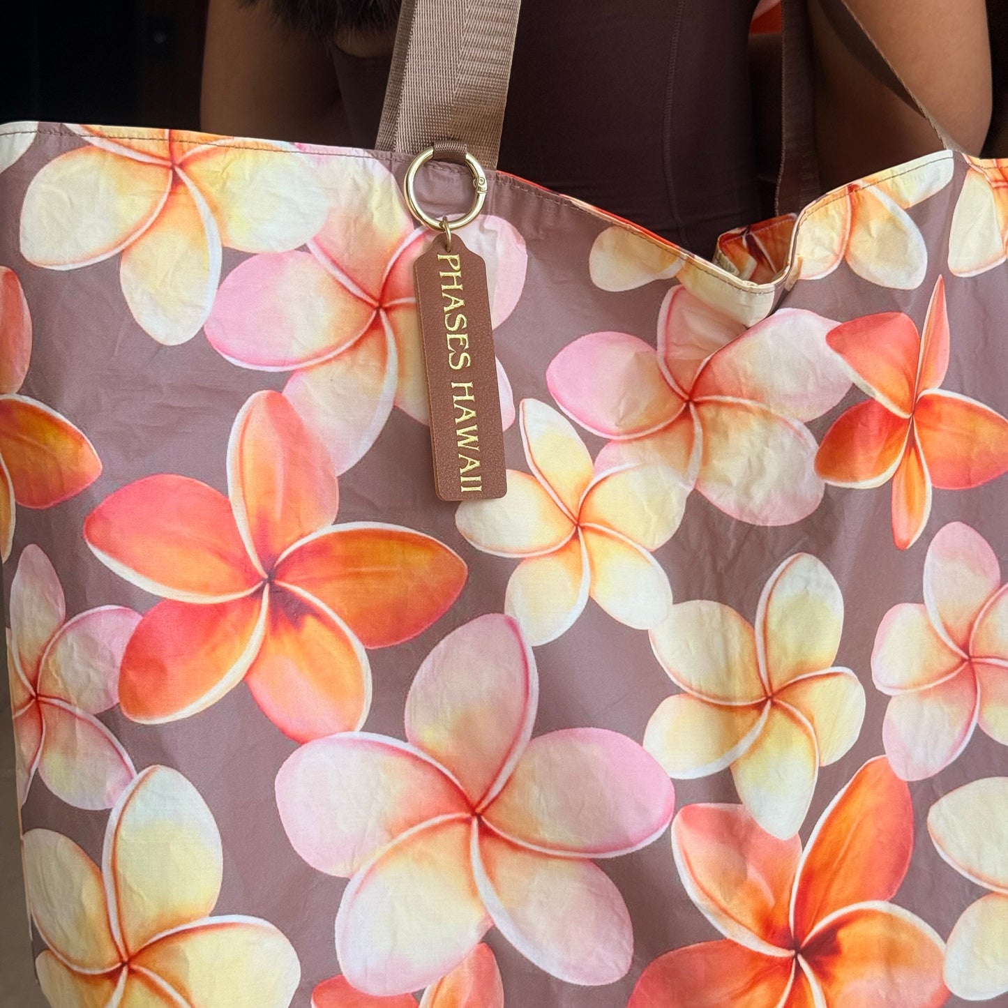 Plumeria east-west Tyvek Tote Bag