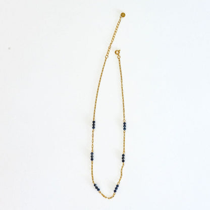 Sapphire Necklace Radiant