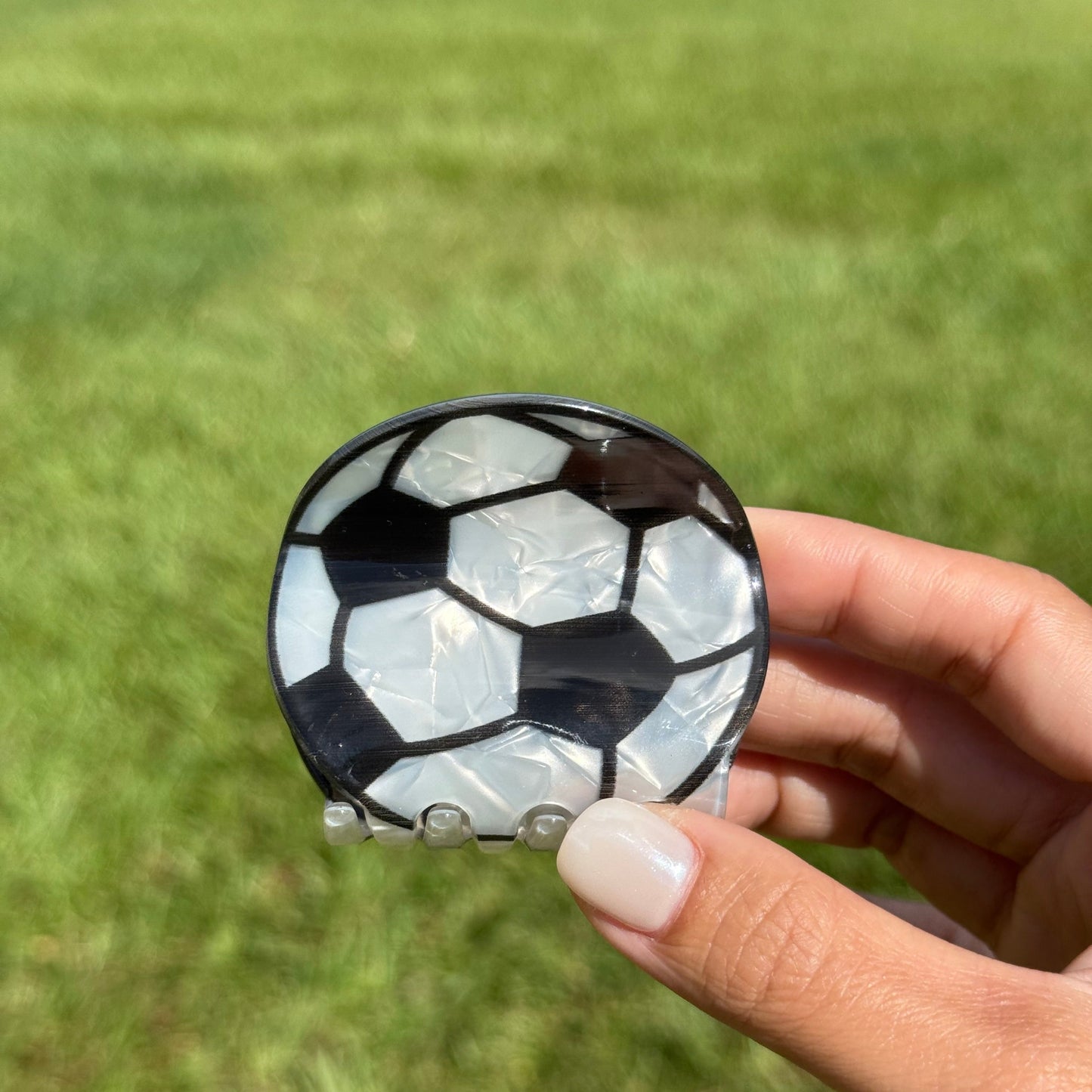 Soccer Claw Clip